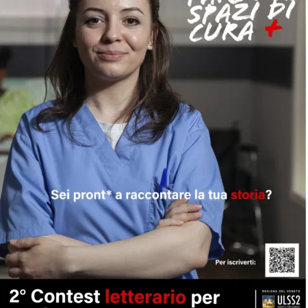 “PAROLE… SPAZI DI CURA”, AL VIA LA SECONDA EDIZIONE DEL CONTEST LETTERARIOPER FUTURI PROFESSIONISTI SANITARI E STUDENTI DELLE SUPERIORI DELLA MARCA