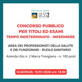 AZIENDA ZERO – Concorso pubblico, per titoli ed esami, per n. 916 posti, a tempo pieno e indeterminato, di Infermiere