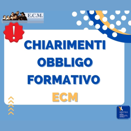CHIARIMENTI OBBLIGO FORMATIVO ECM