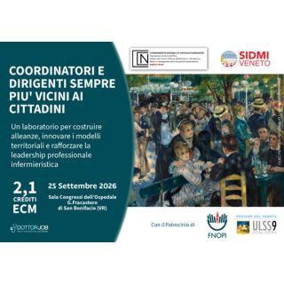 CONVEGNO CNC – SIDMI: Coordinatori e dirigenti sempre più vicini ai cittadini